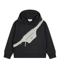 Fleece hoodie - Black
