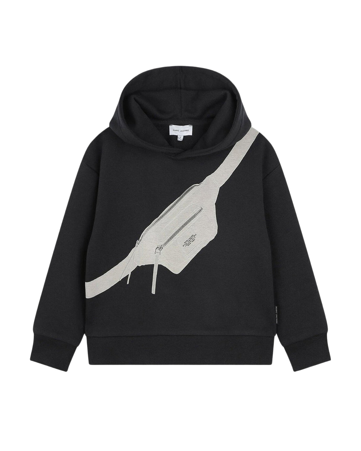 Sweat à capuche en molleton - Black