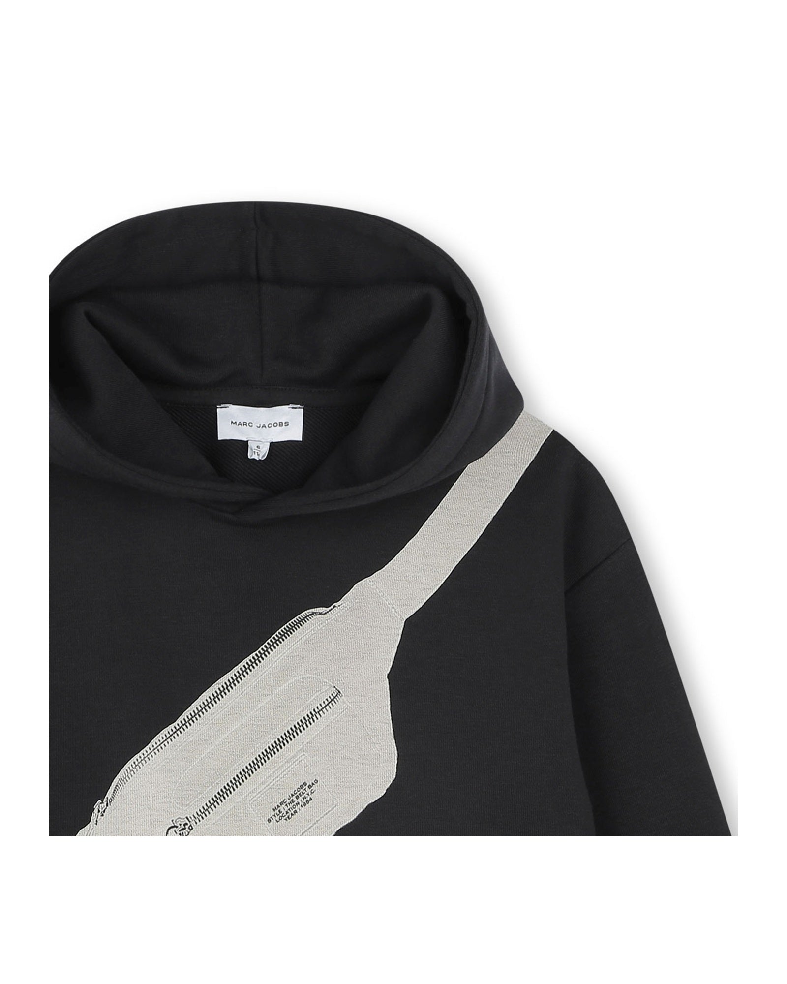 Fleece hoodie - Black