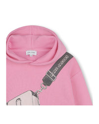 Sweat à capuche en molleton - Dark Pink