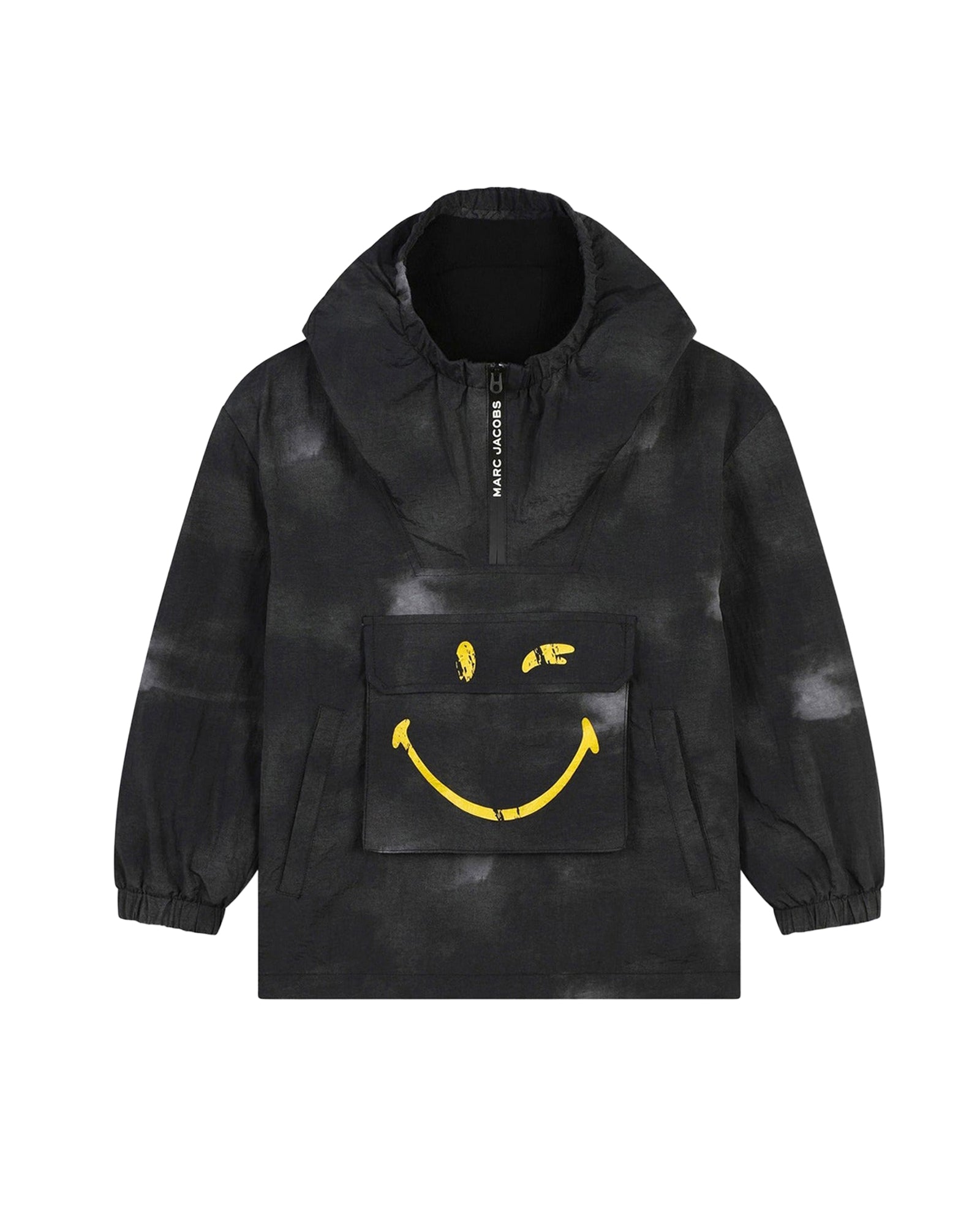 SmileyWorld windproof hooded jacket - Black