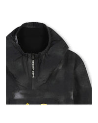 SmileyWorld windproof hooded jacket - Black