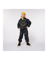 SmileyWorld windproof hooded jacket - Black