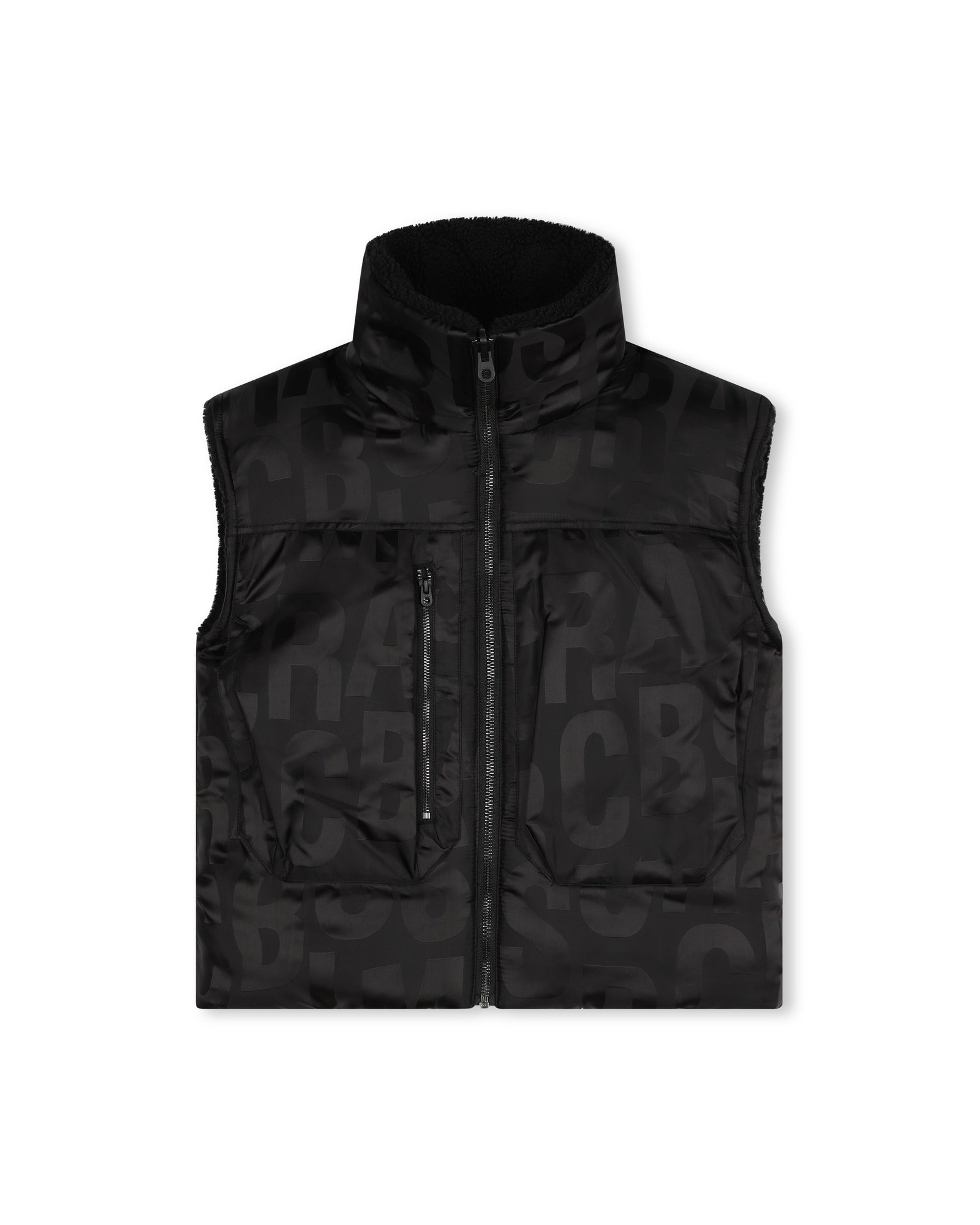 Doudoune sans manches réversible - Black