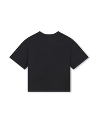 T-shirt à manches courtes en coton - Black