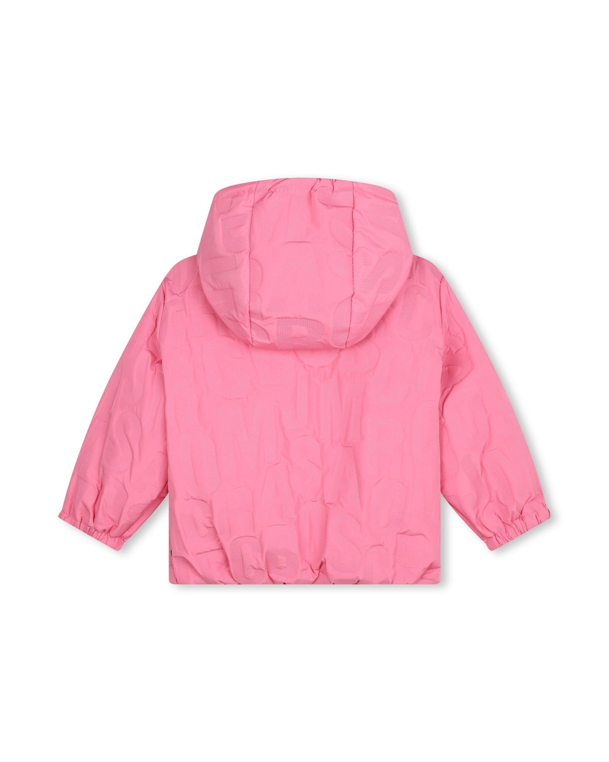 Doudoune réversible à capuche embossé monogramme - Dark Pink