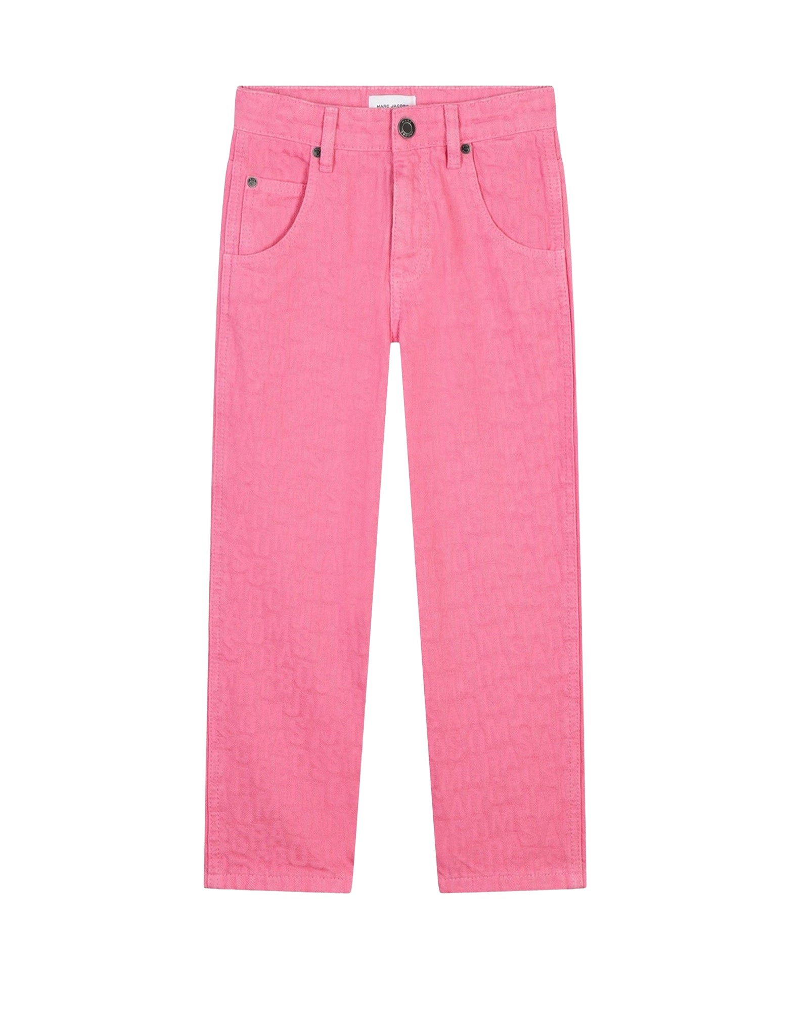 Pantalon à imprimé monogramme en coton - Dark Pink