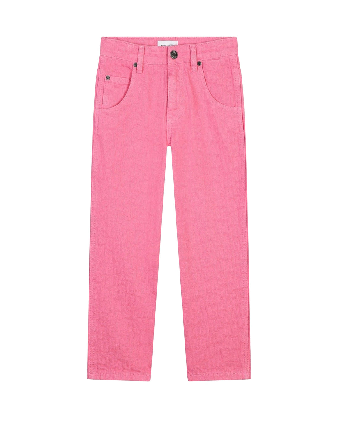 Pantalon à imprimé monogramme en coton - Dark Pink