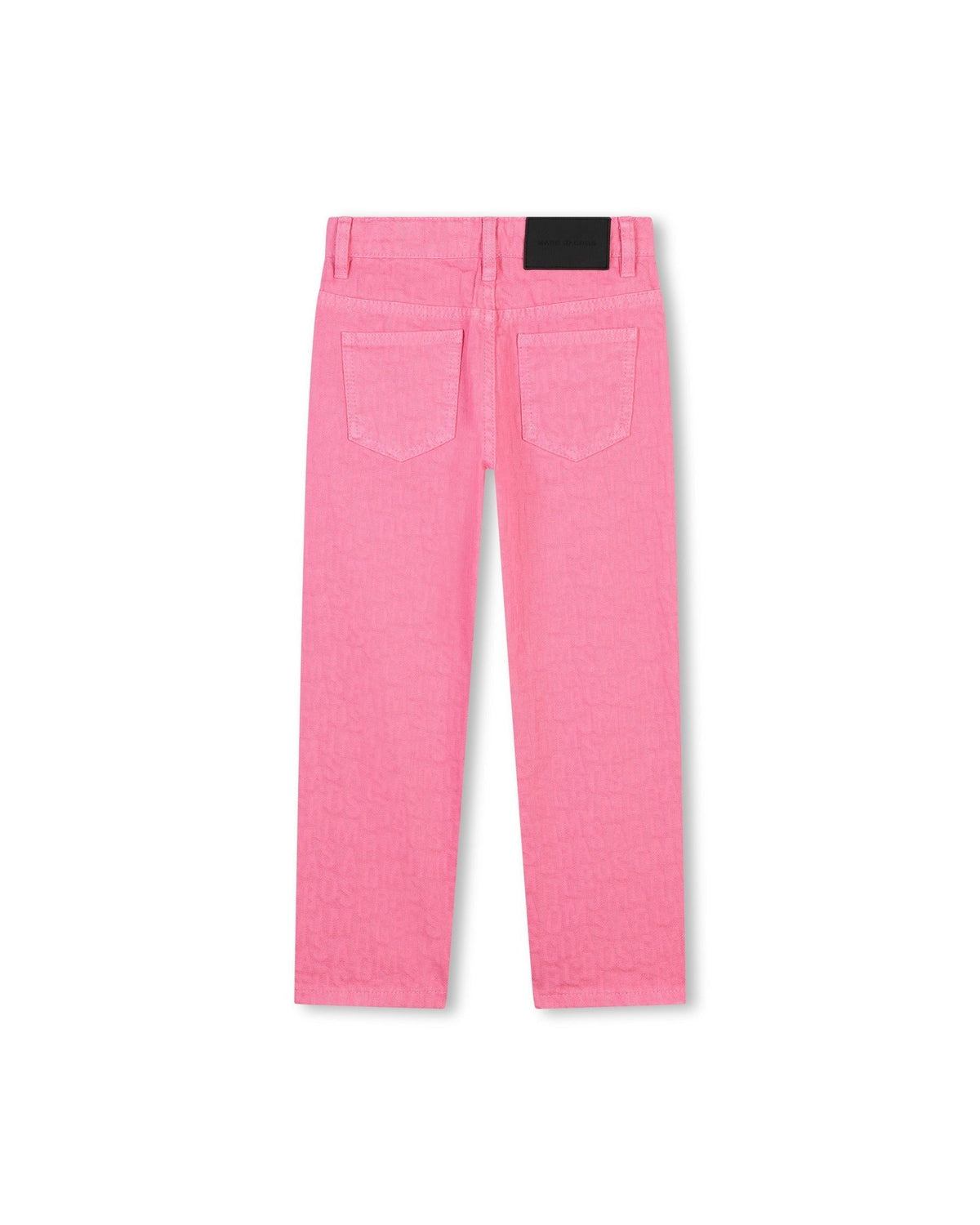 Pantalon à imprimé monogramme en coton - Dark Pink