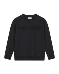 Logo sweatshirt in fleece - Black