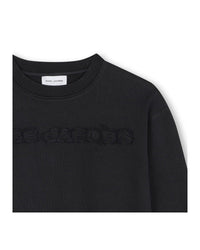 Sweatshirt à logo en molleton - Black