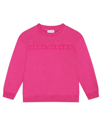 Sweatshirt à logo en molleton - Melon
