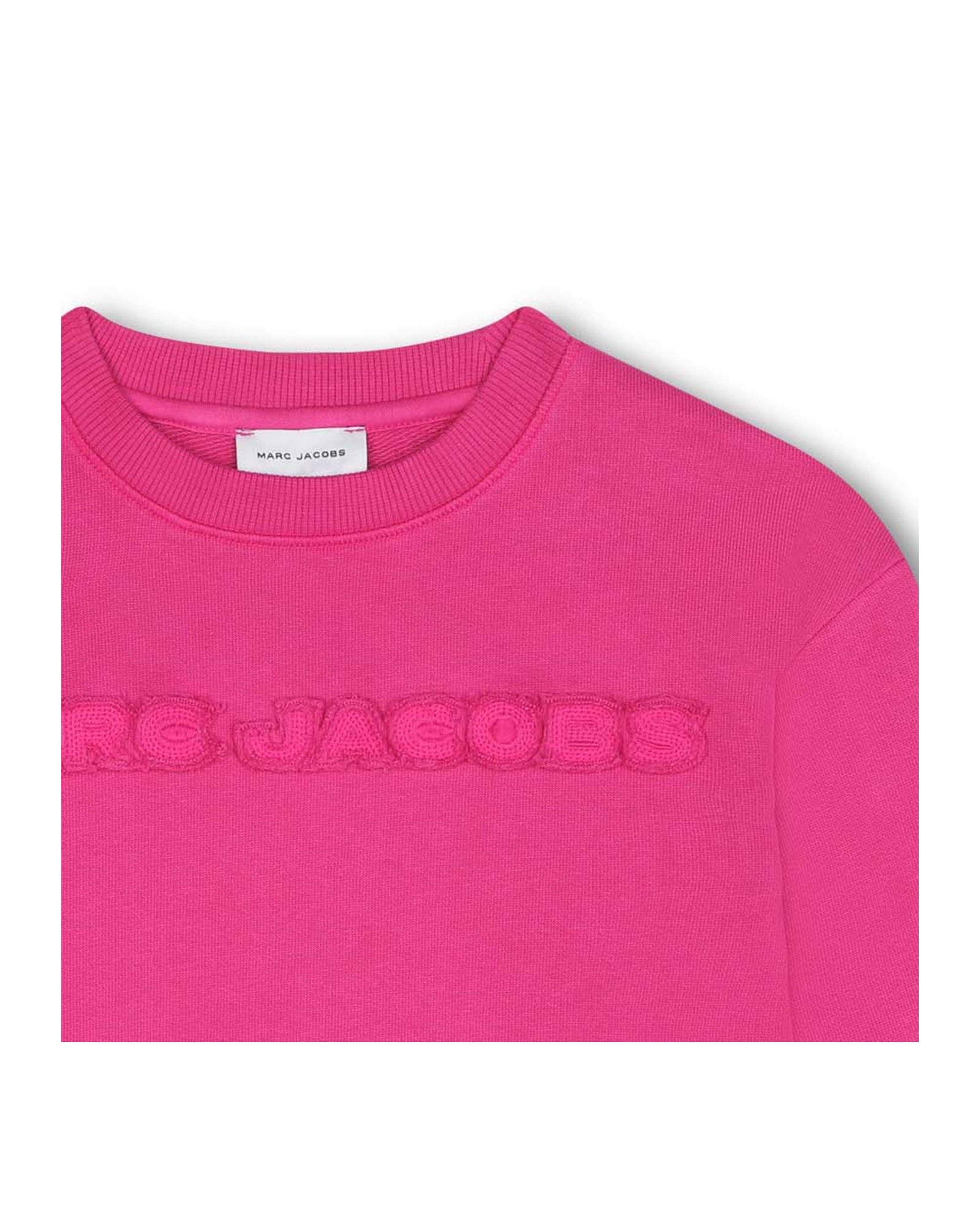 Sweatshirt à logo en molleton - Melon
