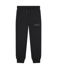 Pantalon de survêtement à illustrations carré en coton - Black