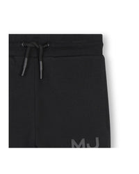 Pantalon de survêtement à illustrations carré en coton - Black