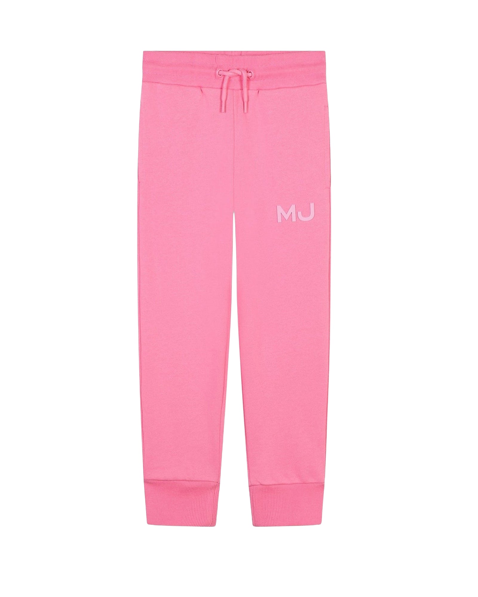 Pantalon de survêtement à illustrations carré en coton - Dark Pink