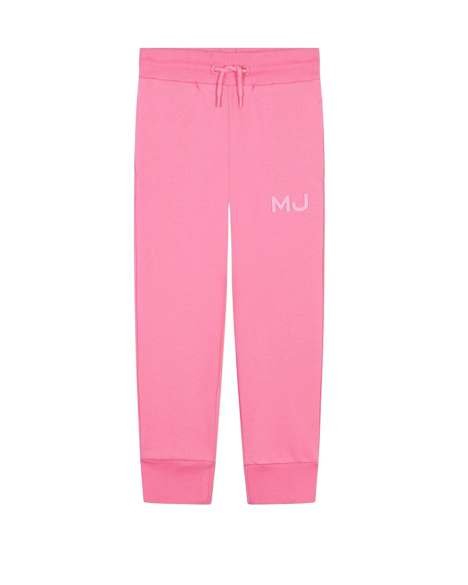 Pantalon de survêtement à illustrations carré en coton - Dark Pink