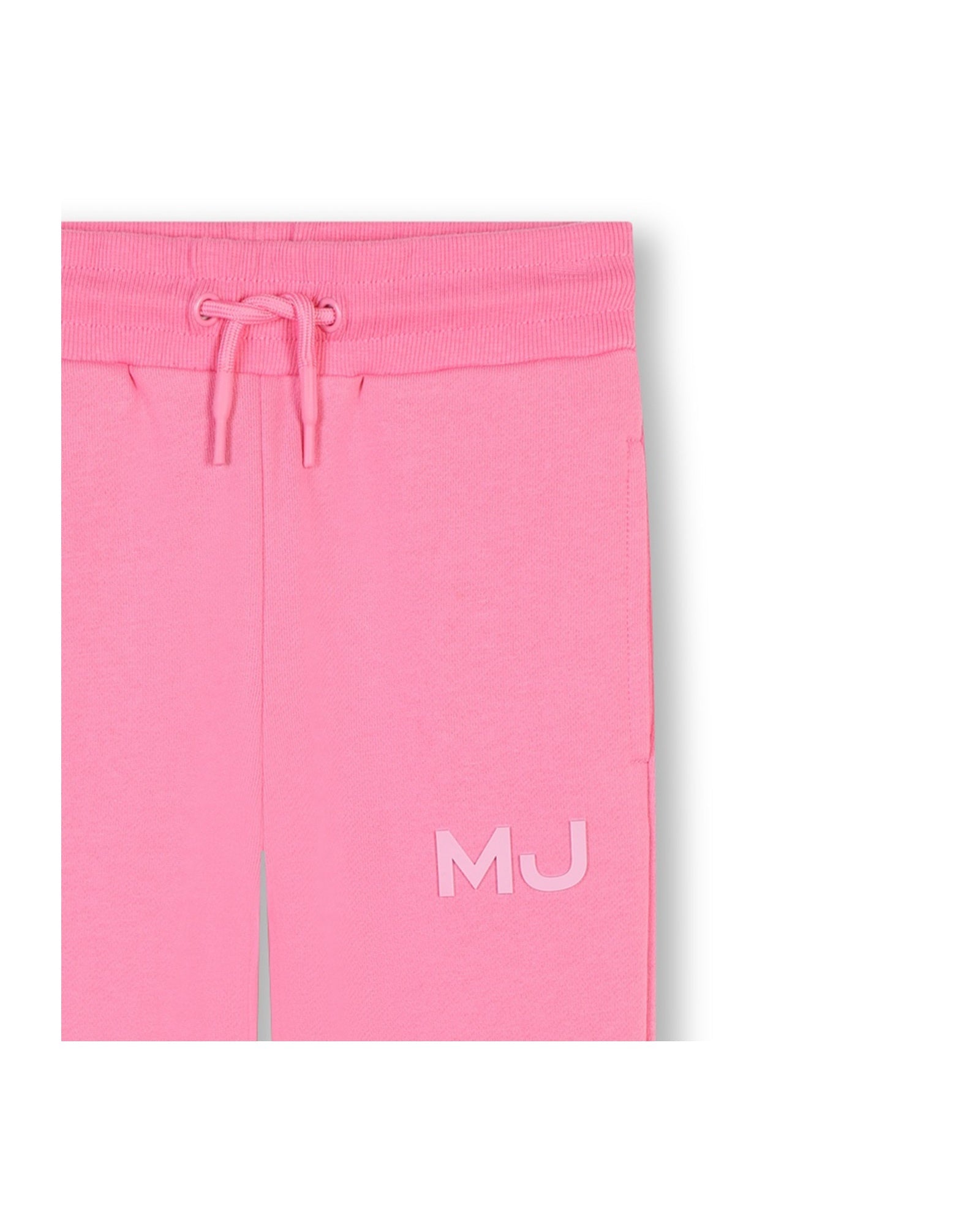 Pantalon de survêtement à illustrations carré en coton - Dark Pink
