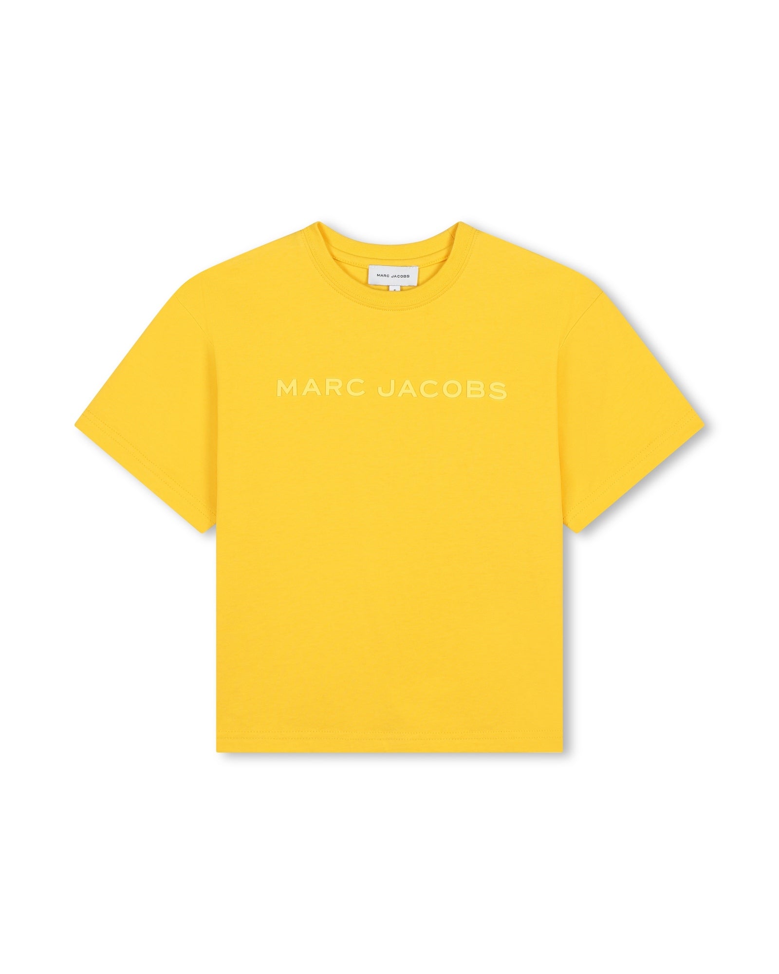 T-shirt à manches courtes à illustrations en coton - Jaune Safran