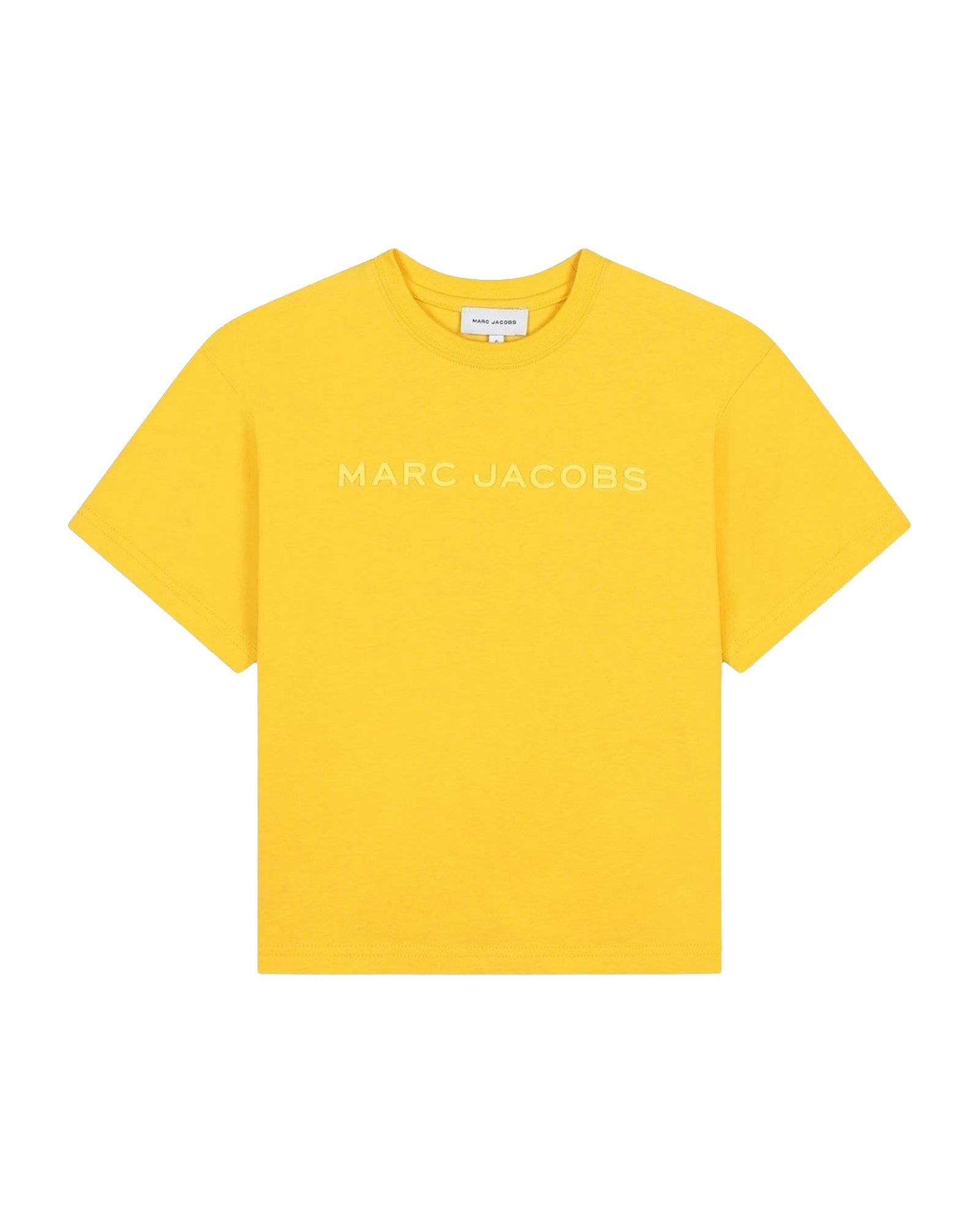 T-shirt à manches courtes à illustrations en coton - Jaune Safran