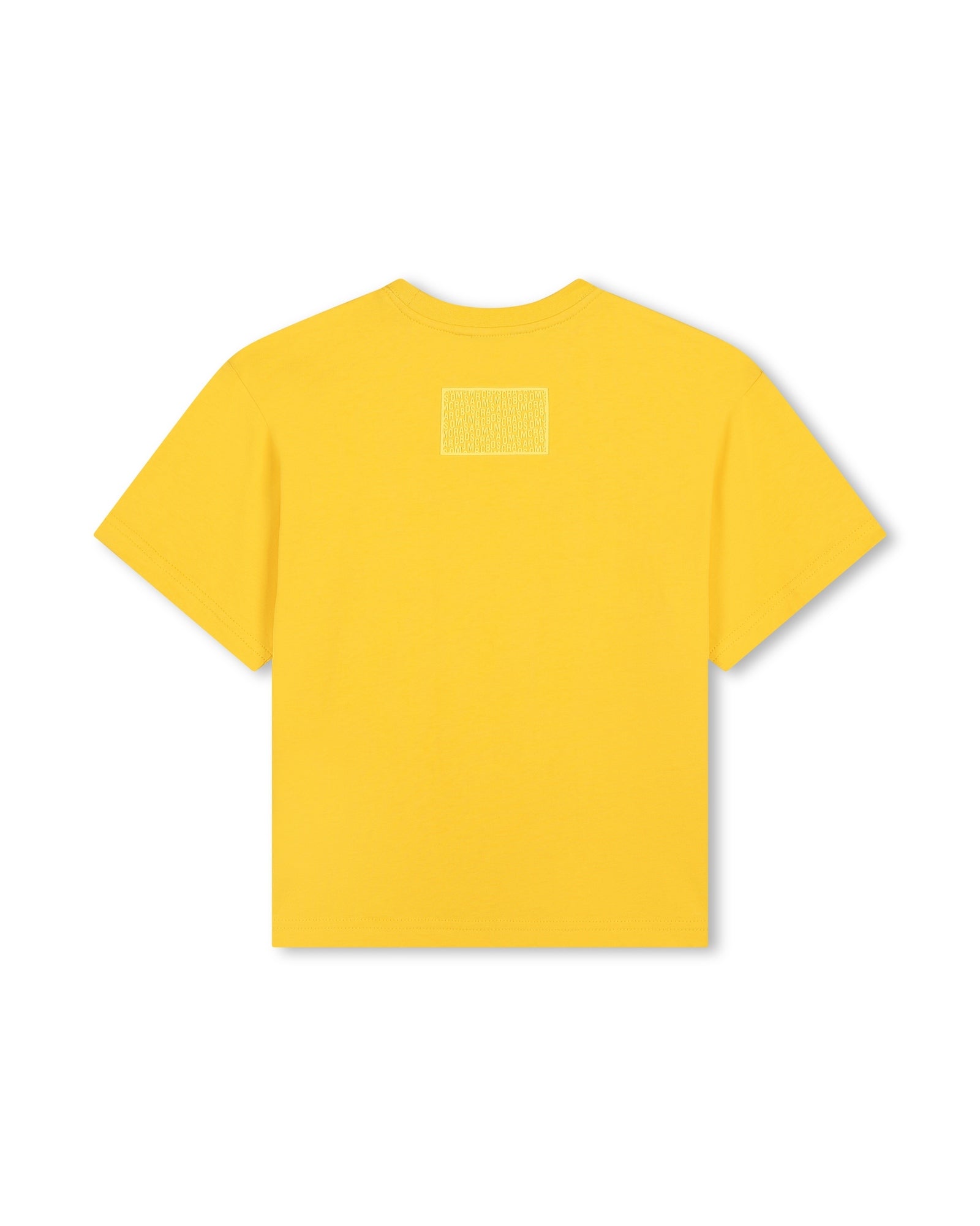 T-shirt à manches courtes à illustrations en coton - Jaune Safran