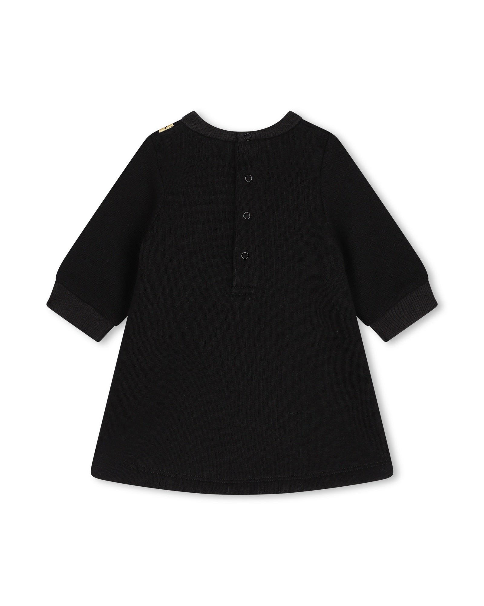 Robe tropme l'œil en coton - Black