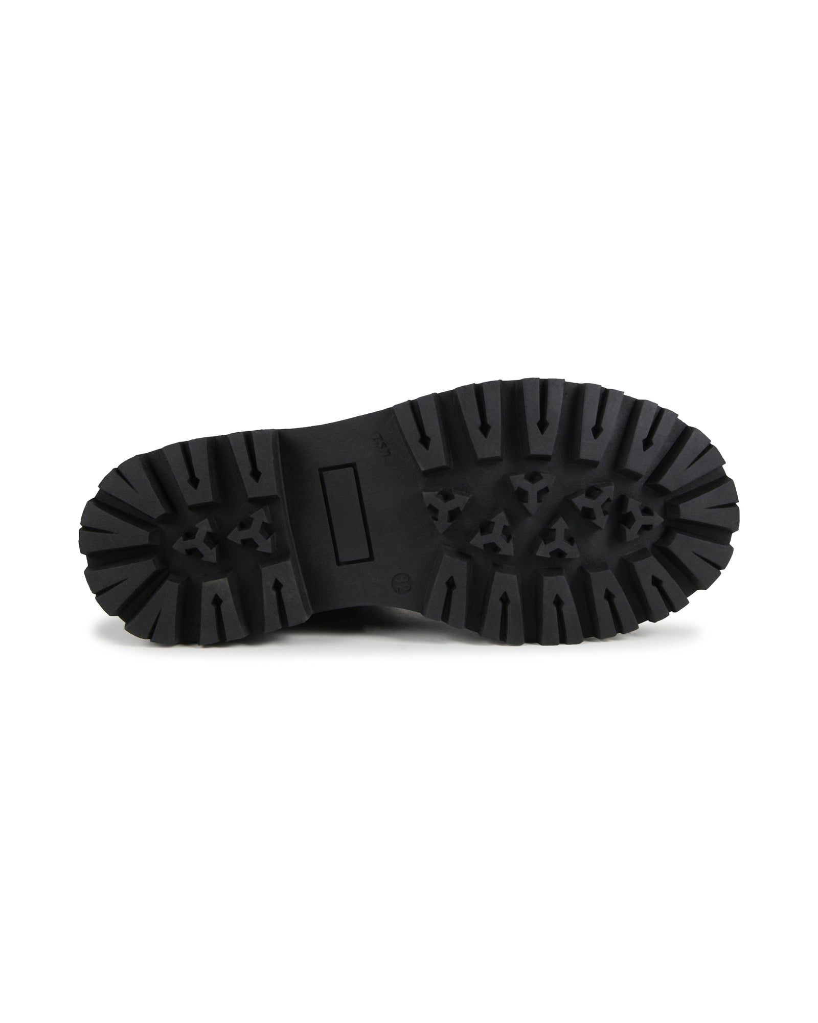 Bottines à imprimé monogramme en cuir - Black