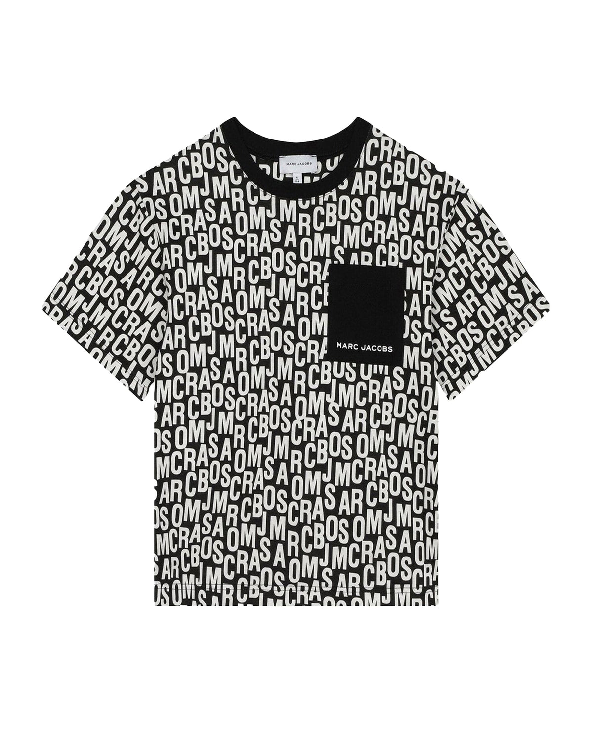 T-shirt à manches courtes en coton - Black