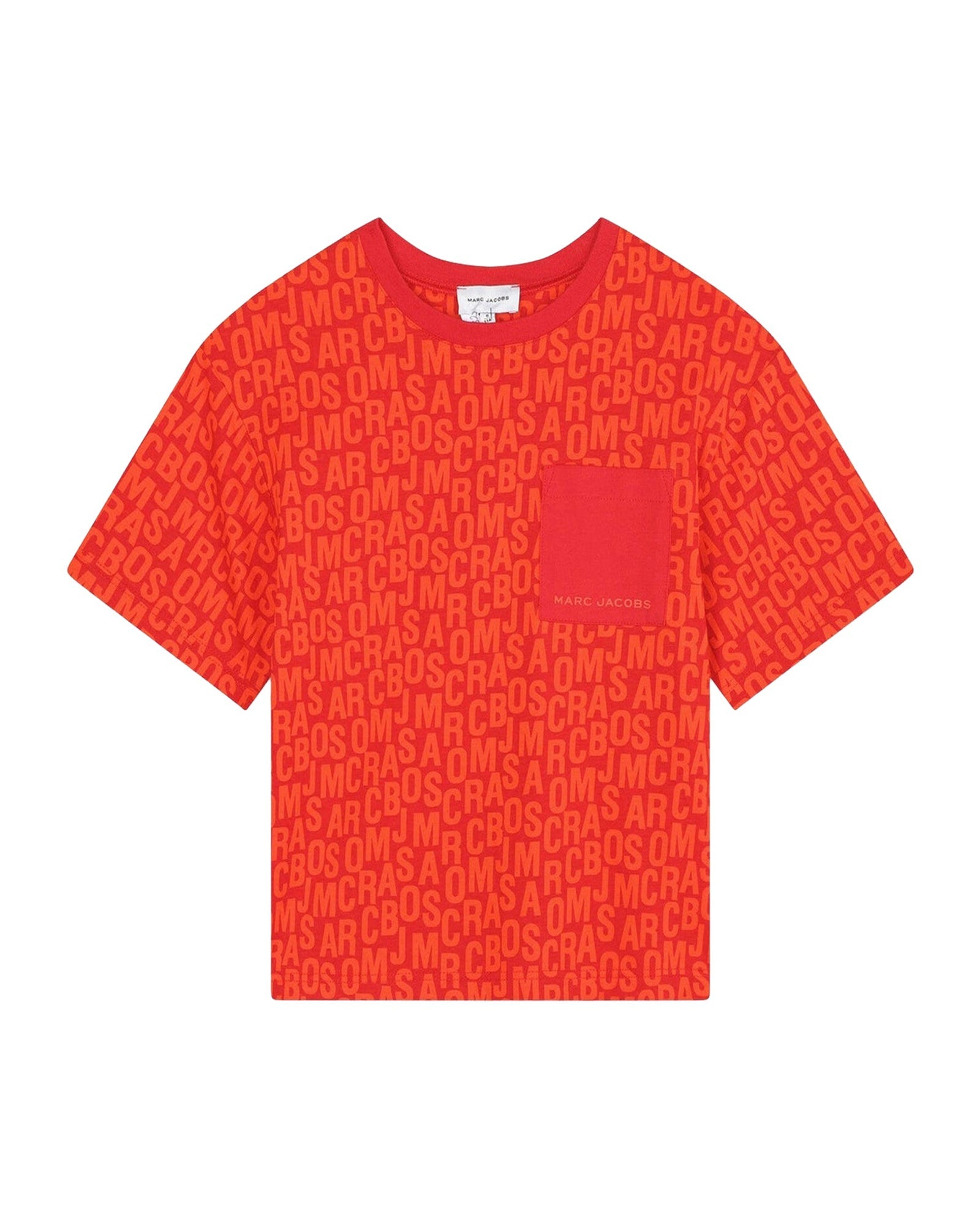 T-shirt à manches courtes en coton - Coquelicot