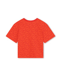 T-shirt à manches courtes en coton - Coquelicot