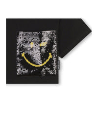 T-shirt courd SmileyWorld en coton - Black