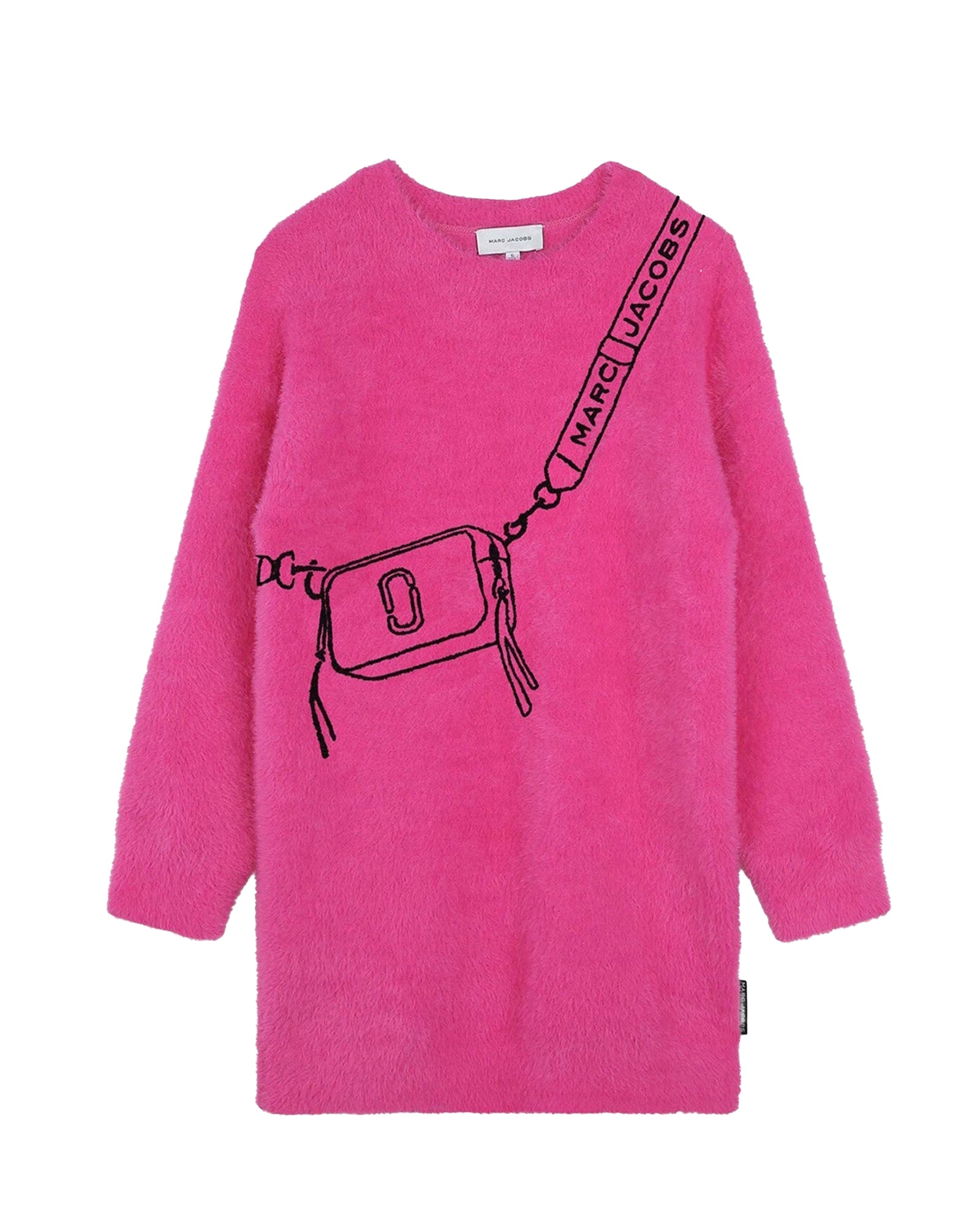 Trompe l'oeil dress - Melon