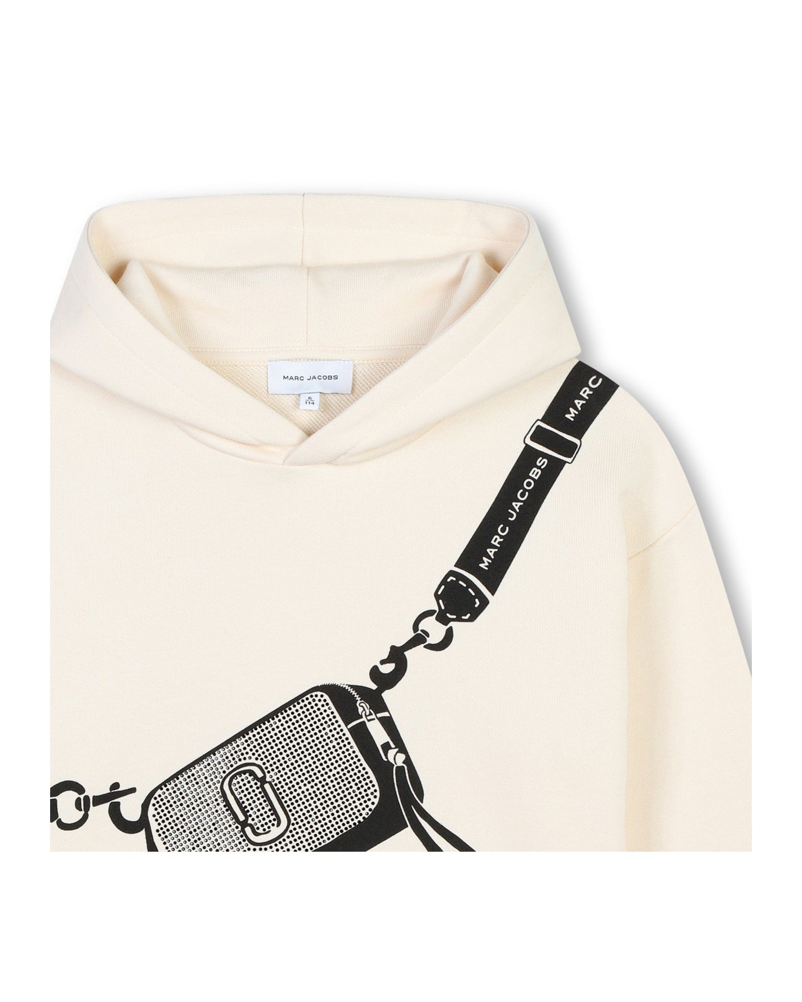 Sweat à capuche trompe l'œil en coton - Tufo