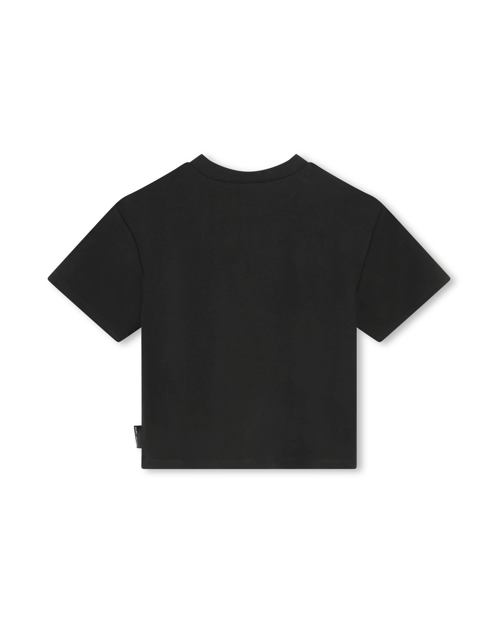 T-shirt à manches courtes à illustrations en coton - Black