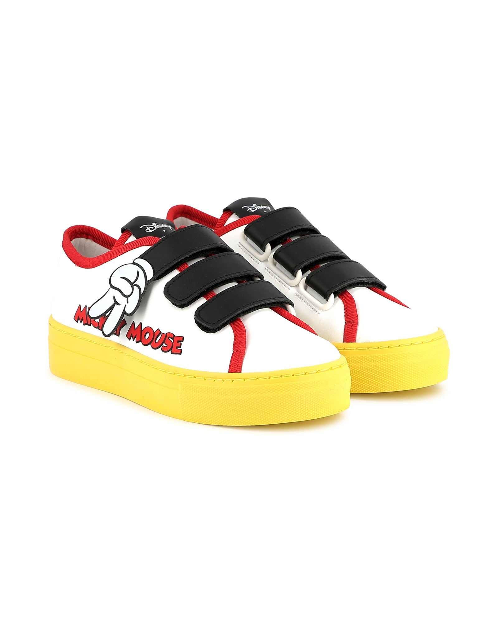 Baskets Disney en cuir - Blanc