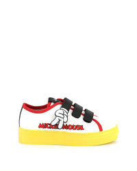 Baskets Disney en cuir - Blanc