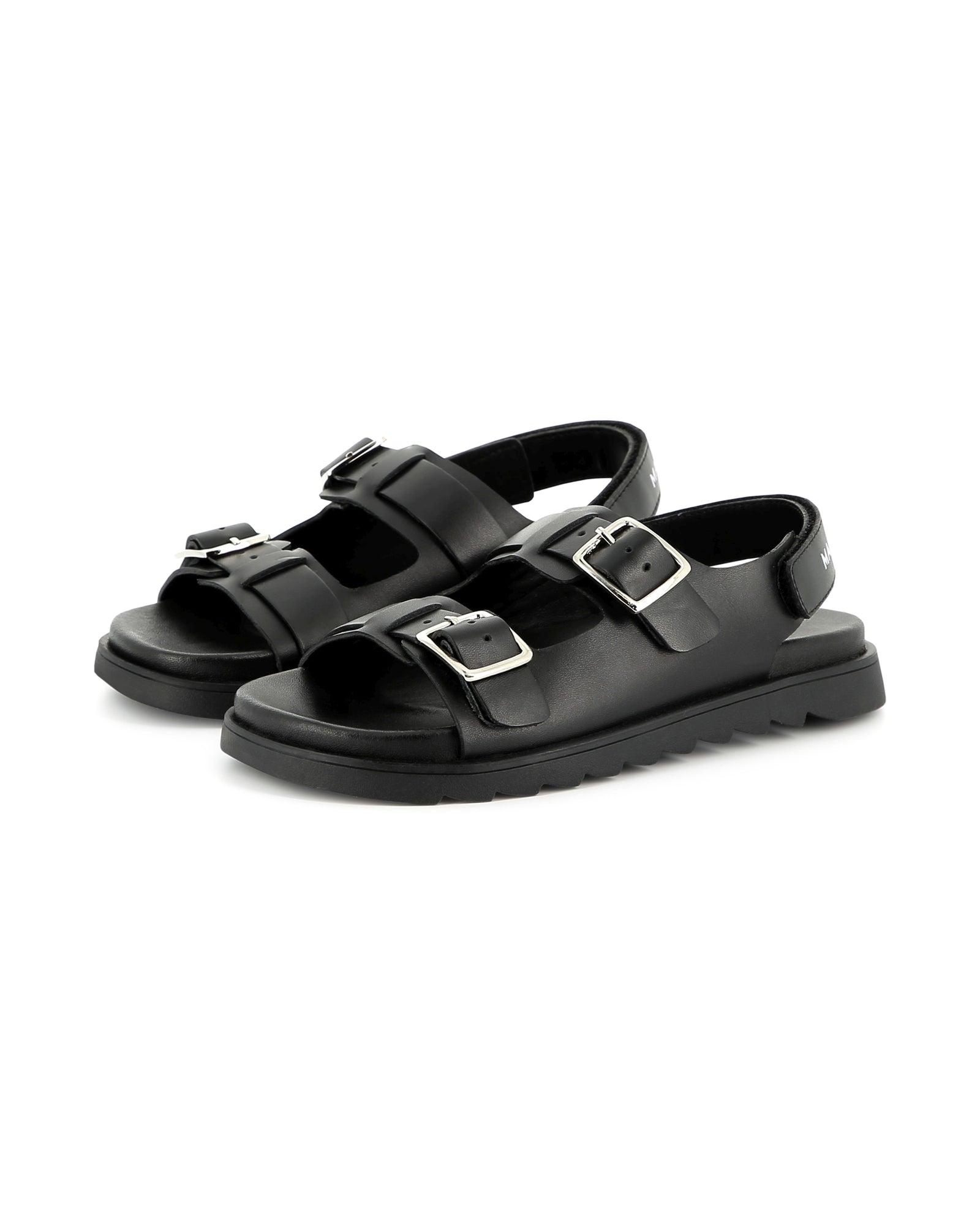 Leather sandals - Black