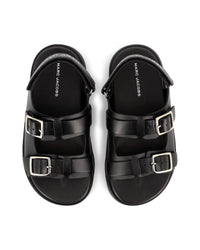 Leather sandals - Black