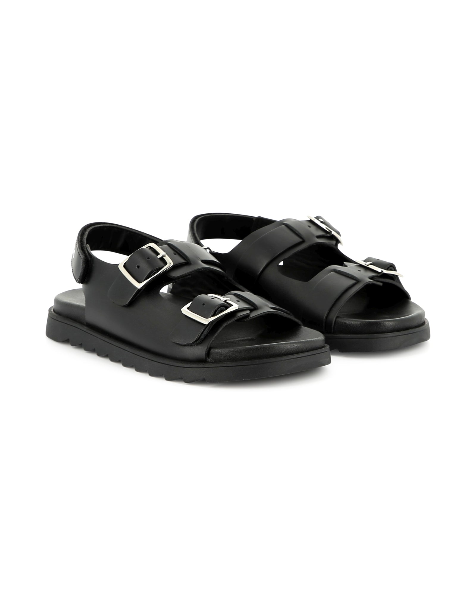 Leather sandals - Black