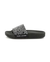 Mules en imprimé - Black