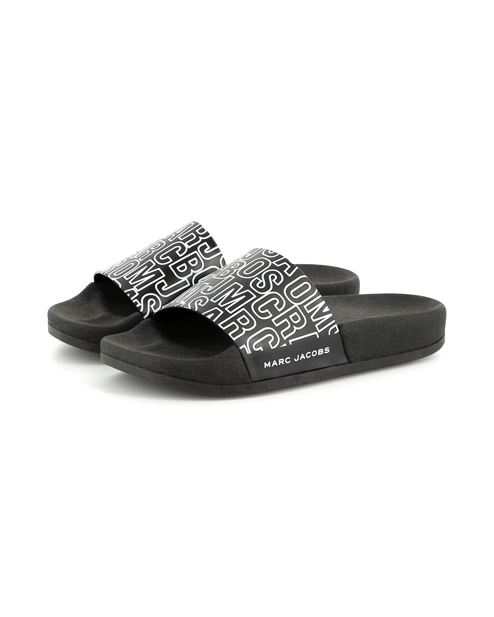 Mules en imprimé - Black