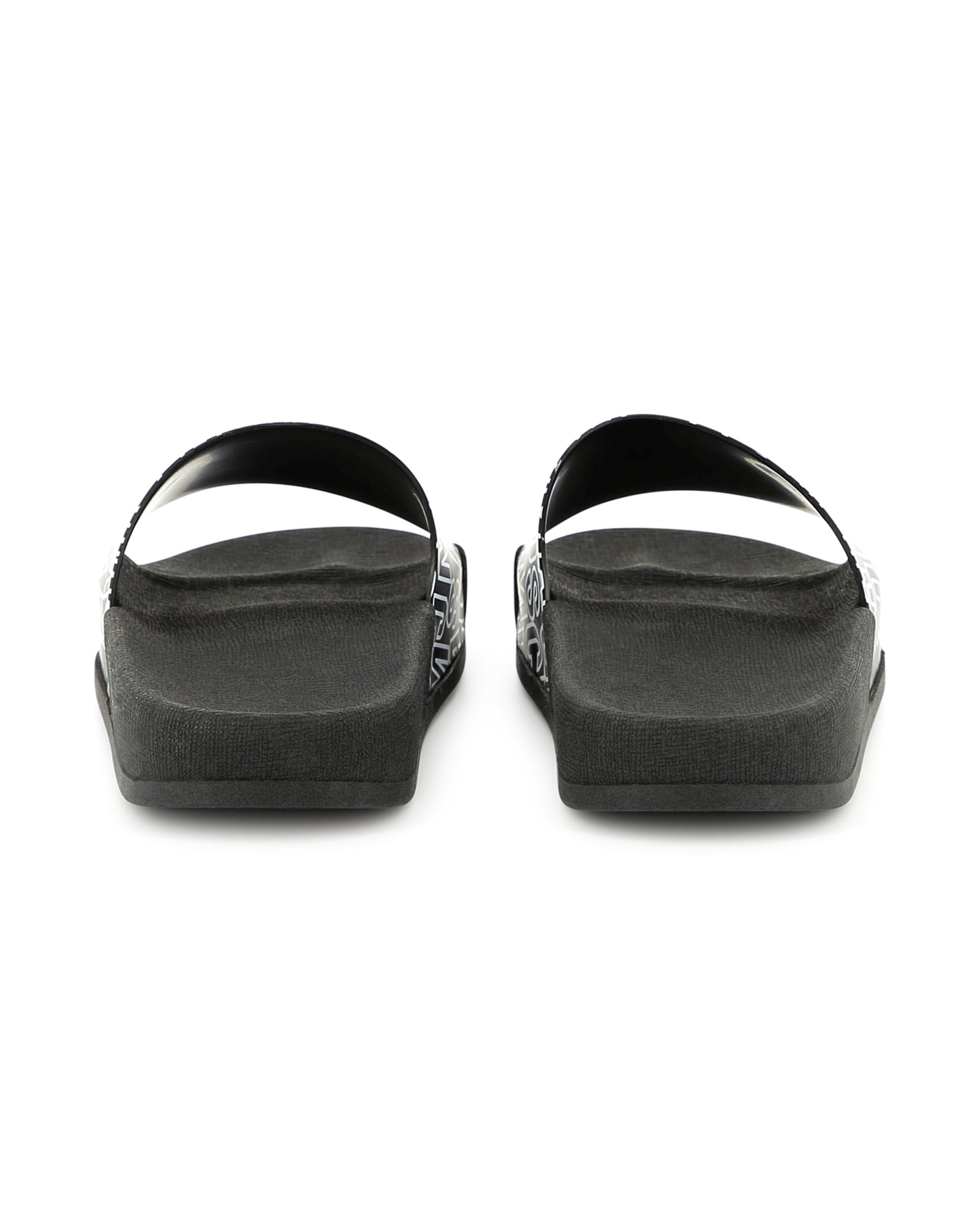 Mules en imprimé - Black