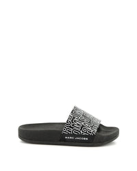 Mules en imprimé - Black