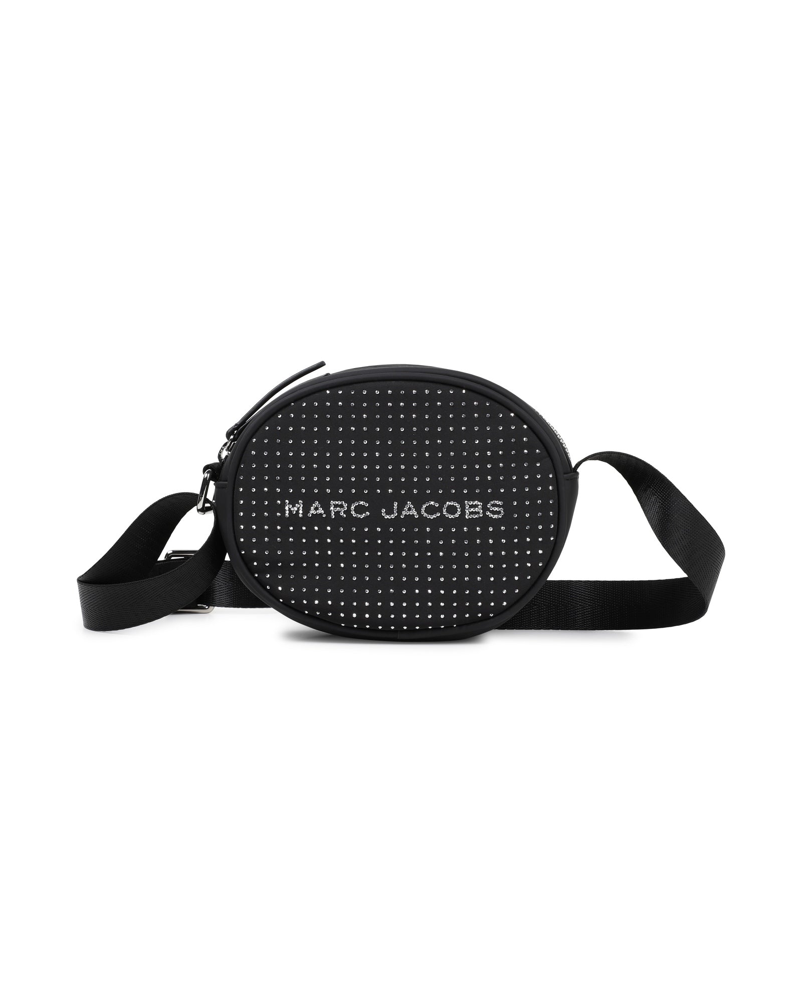 Sac à main en sergé avec strass - Black