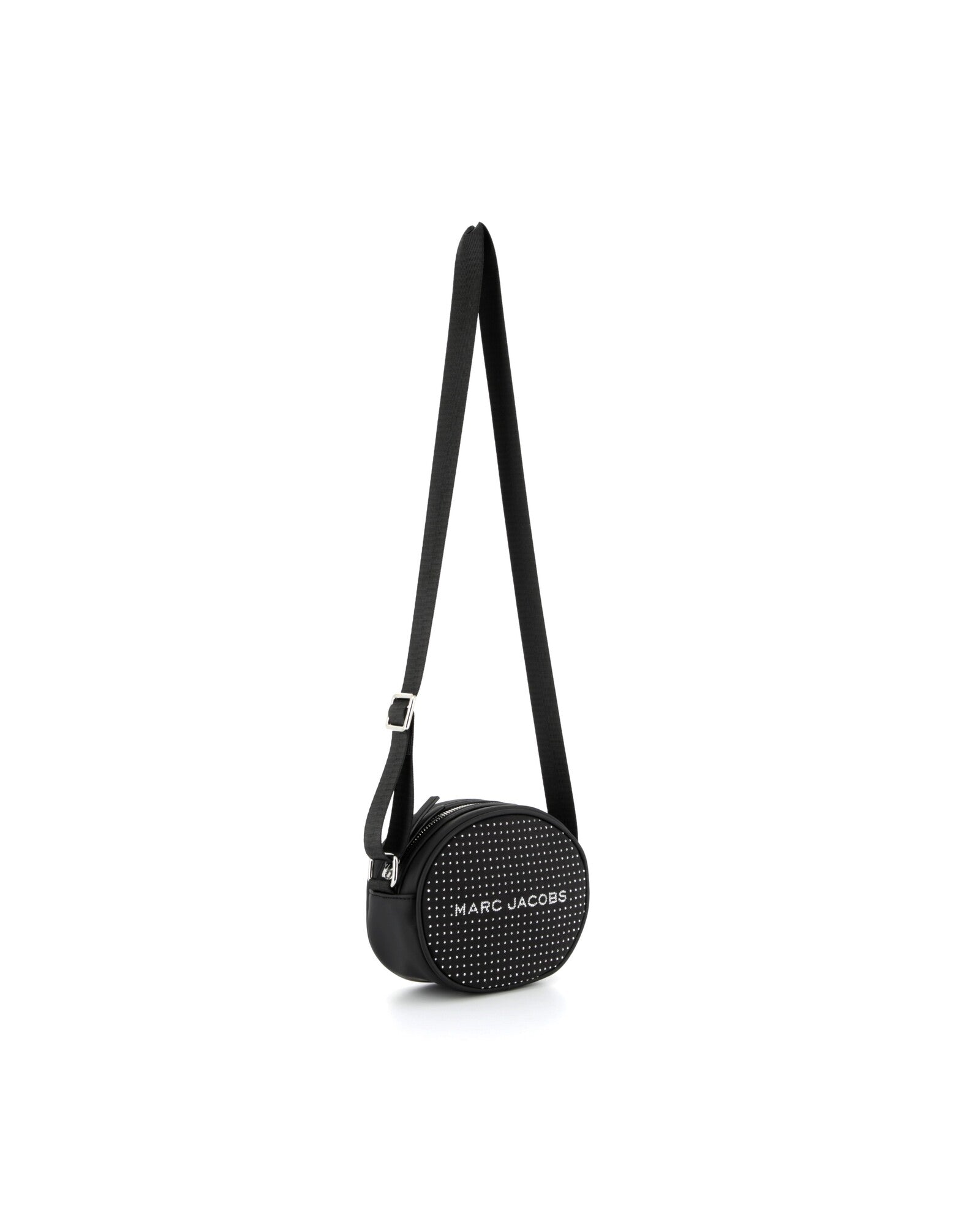 Sac à main en sergé avec strass - Black