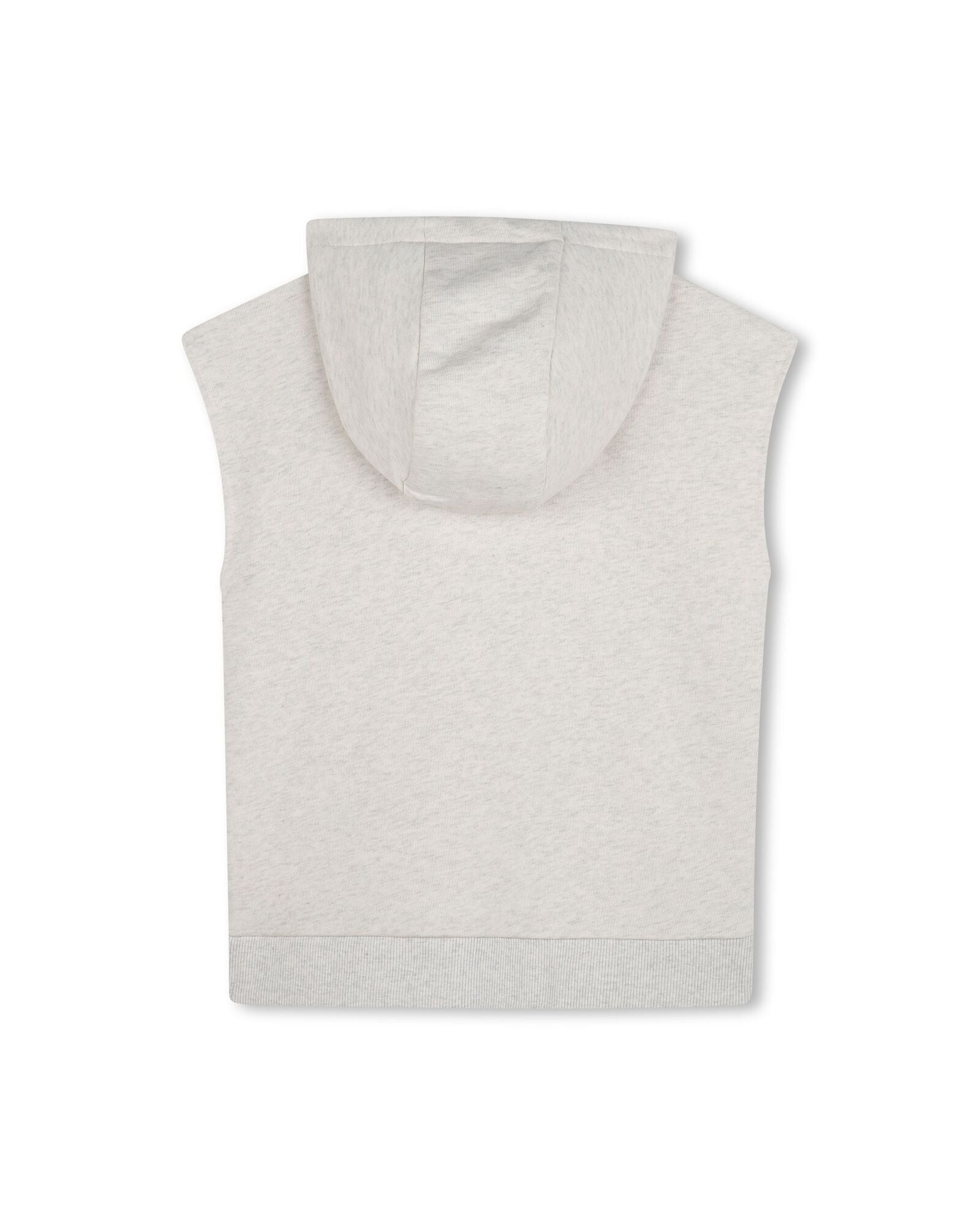 Sleeveless hooded sweatshirt - Heather Grey
