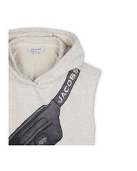 Sleeveless hooded sweatshirt - Heather Grey