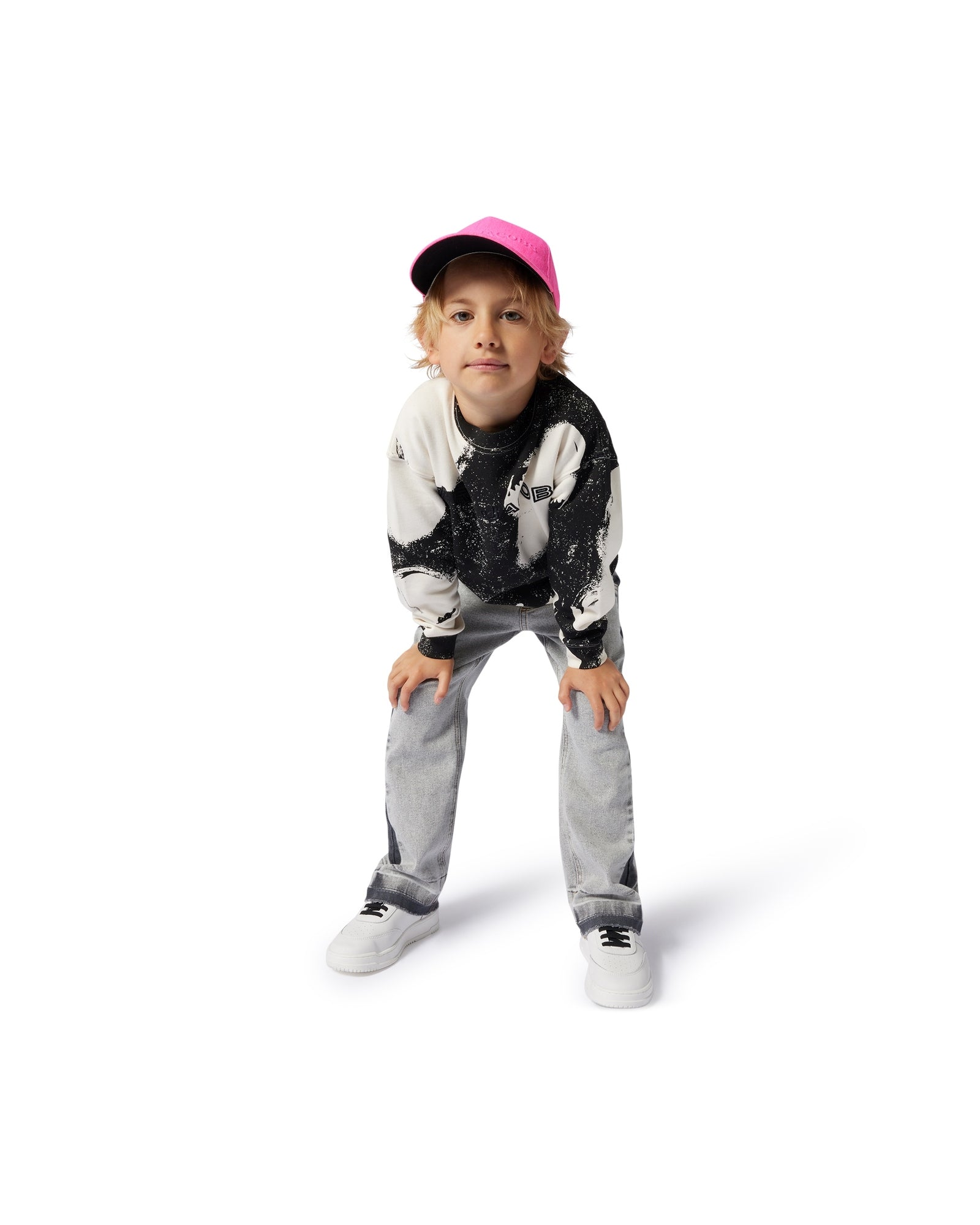 Sweatshirt en imprimé - Craie
