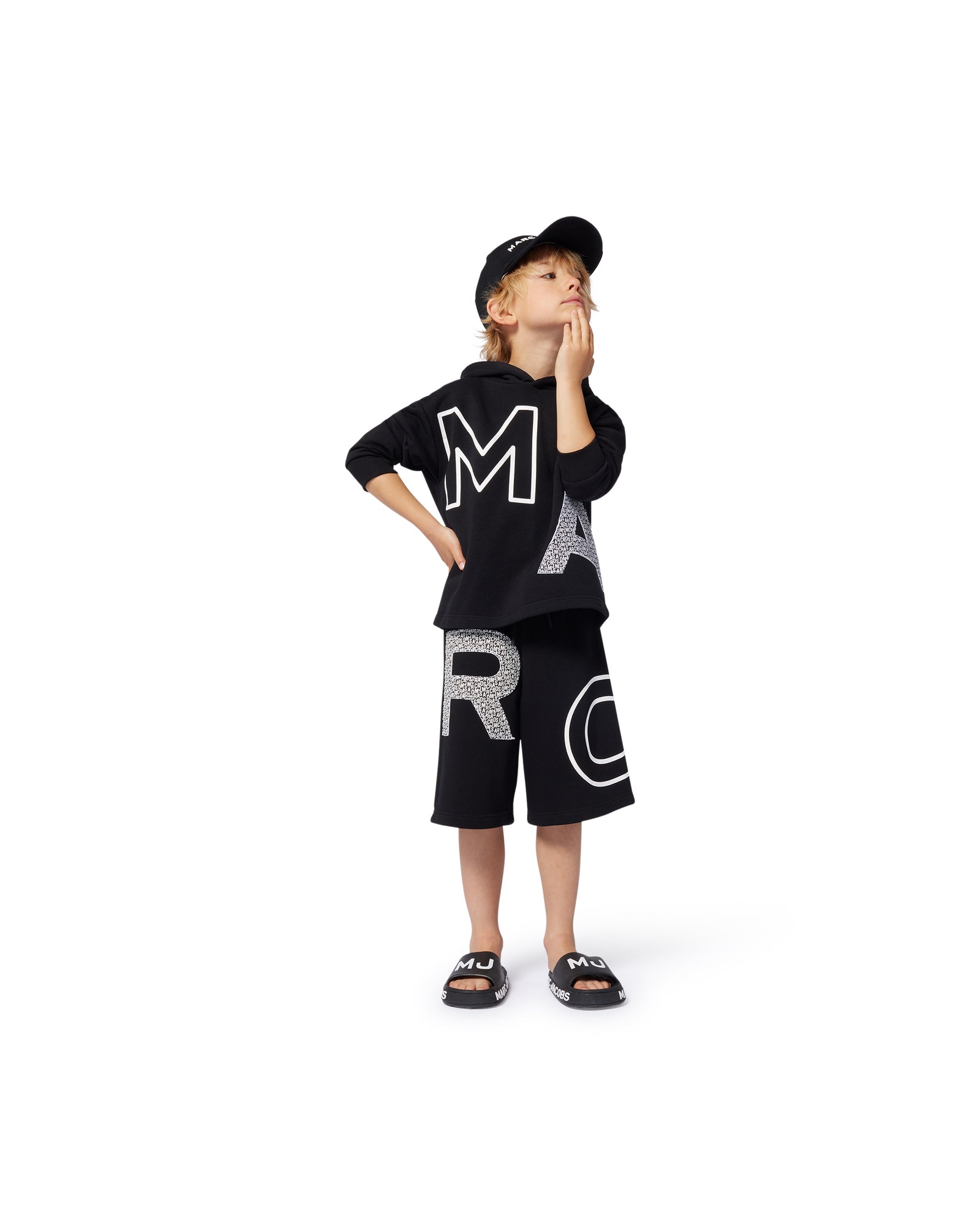 Hooded sweatshirt - Black