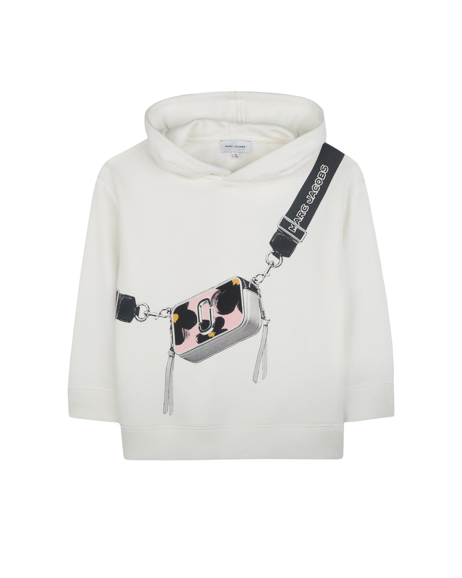Sweatshirt avec logo en coton - Ivoire Past